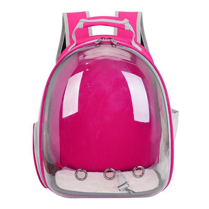 Mochila Transparente Espacial para Animais de Estimação