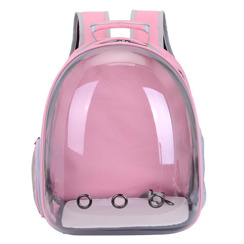 Mochila Transparente Espacial para Animais de Estimação