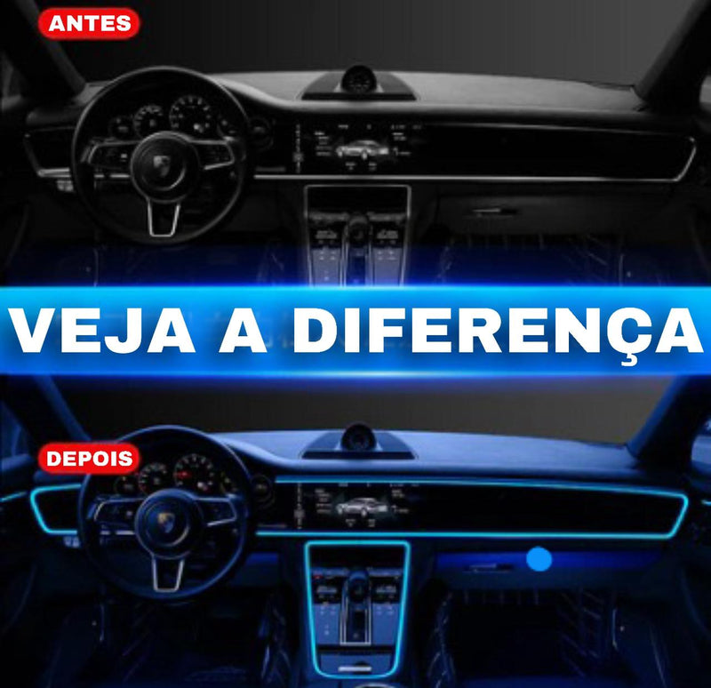 Luz Ambiente EL Universal para Carros