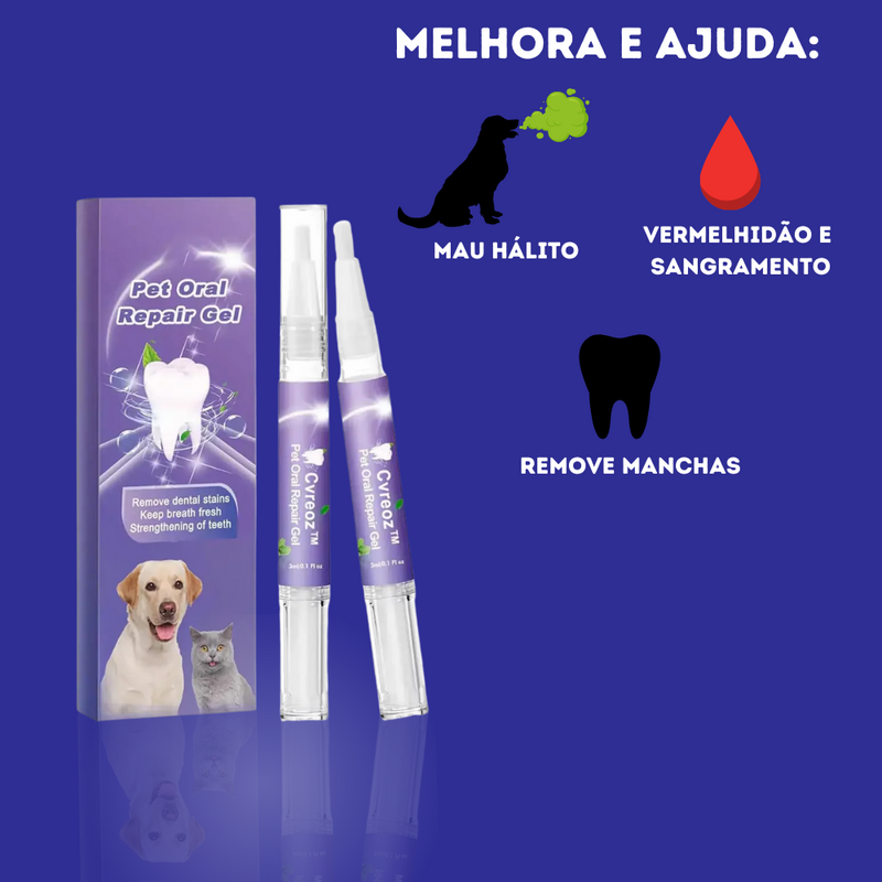 Gel Dental Renovador para Pets: Sorriso brilhante - VISUAL SHOP